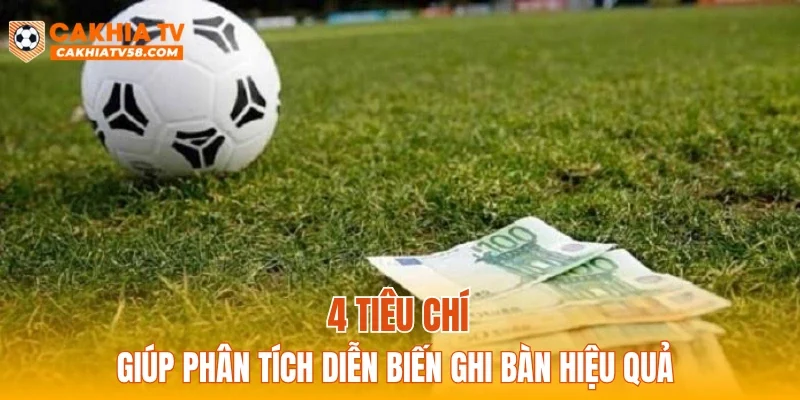4 tiêu chí giúp phân tích diễn biến ghi bàn hiệu quả