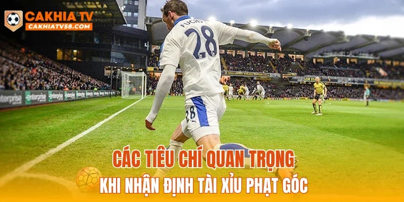 Các tiêu chí quan trọng khi nhận định tài xỉu phạt góc