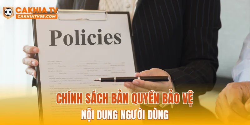Chính sách bản quyền bảo vệ nội dung người dùng