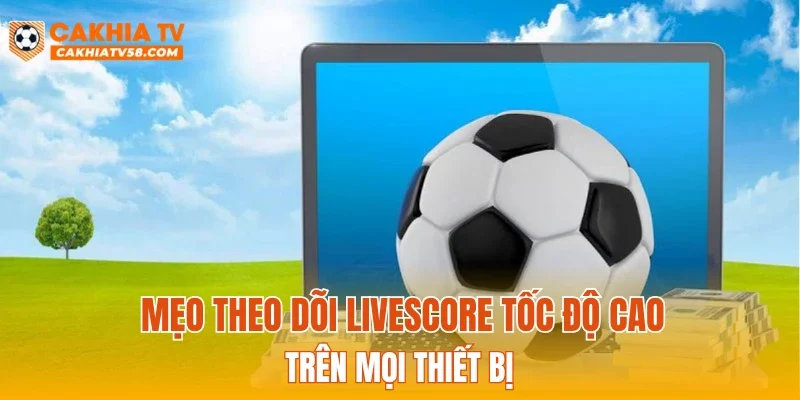 Mẹo theo dõi Livescore tốc độ cao trên mọi thiết bị