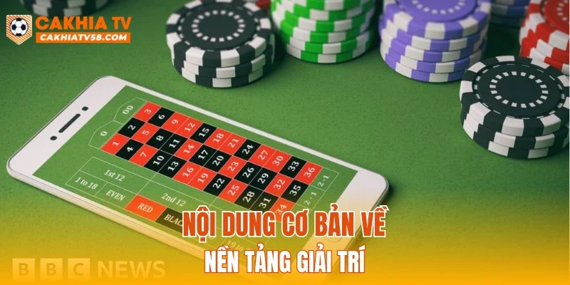 Nội dung cơ bản về nền tảng giải trí