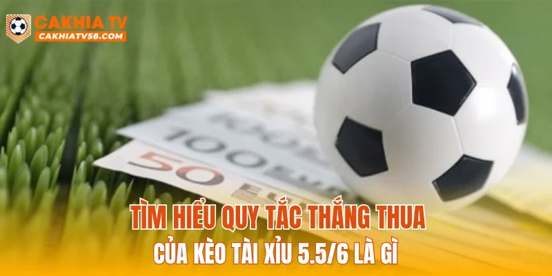 Tìm hiểu quy tắc thắng thua của kèo tài xỉu 5.5/6 là gì