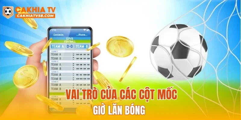 Vai trò của các cột mốc giờ lăn bóng